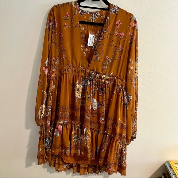 NWT Free People cherry blossom mini dress size S - Picture 3 of 8